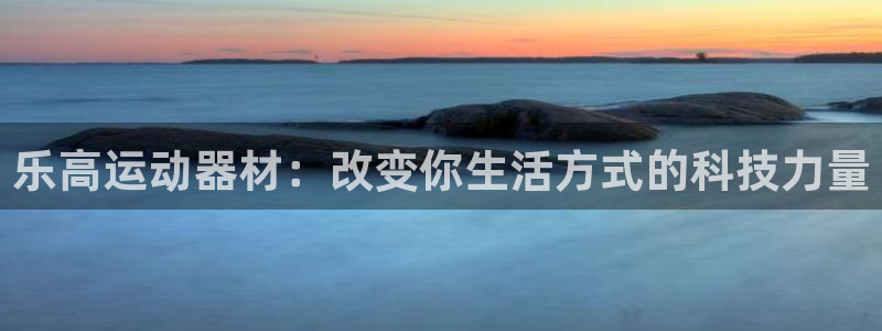 意昂体育4平台注册流程图：乐高运动器材：改变你生活方